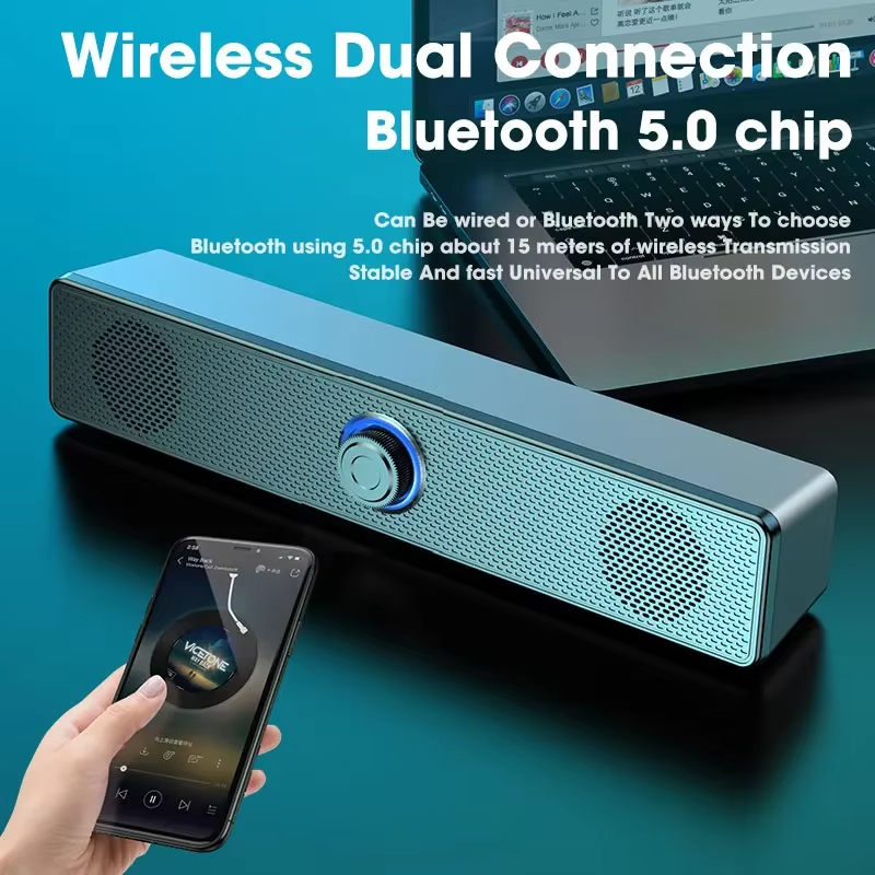 Speaker Wire - Głośnik Bluetooth 5.0 4D Surround Soundbar