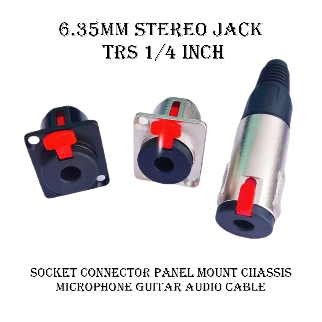 Trs Cable - 1 szt. Gniazdo stereo 6,35 mm