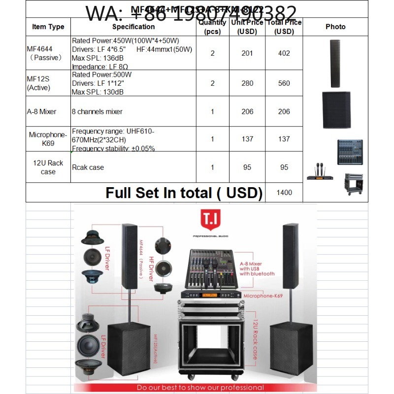 Dwukanałowy, przenośny głośnik – Full Range Speaker recenzja i cena