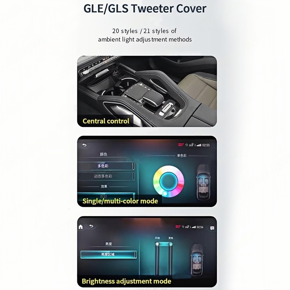 64 Kolory LED Do Mercedes Benz – Tweeter recenzja i cena