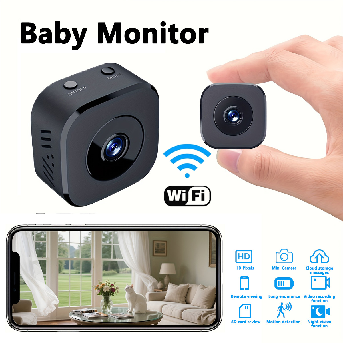 Miniaturowa kamera WiFi HD 108 – Usb Sound Card recenzja i cena